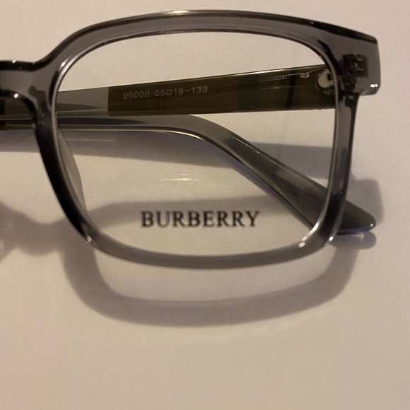 Burberry 96006 55/19 Square Gray Eyeglass Frame/ Unisex - Picture 2 of 7